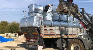 Yenimuhacir'e TBB'den 20 hibe çöp konteyneri