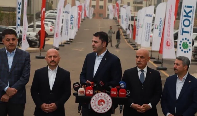 Adıyaman İndere'de büyük teslimat öncesi inceleme