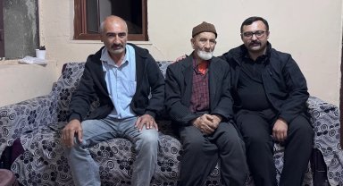 Aksu TV'deki duygu yüklü görüntülerin kahramanı Kerim Ali Amca'ya Şahbaz Derneği'nden ziyaret