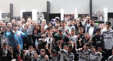 Ankaralı minik yürekler Tüpraş Stadyumu'nda Beşiktaş coşkusu yaşadı