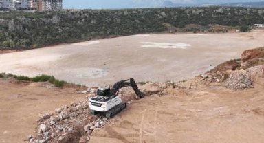 Antalya'da 'Kepez Karting Park' pist hazırlığı başladı