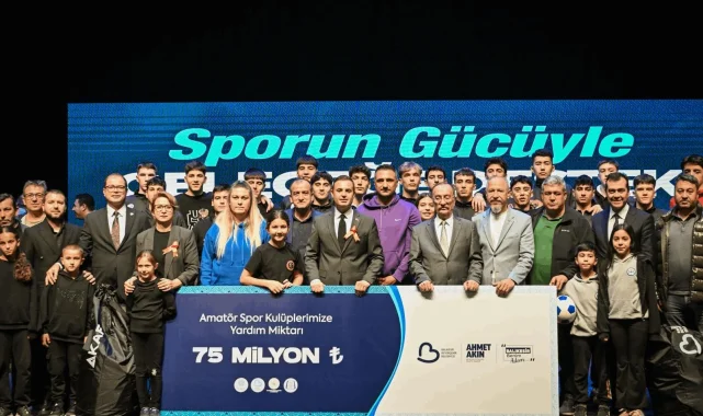 Balıkesir'de gençlere ve spora büyük destek