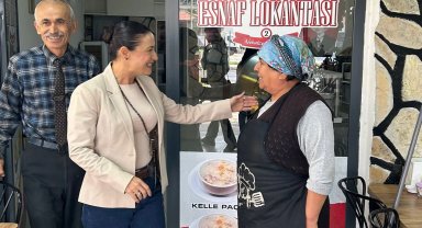 Başkan Sengel Çamlık'ta üreticiyle buluştu