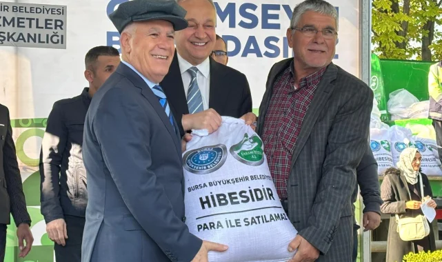 Bursa Mustafakemalpaşa'da çiftçilere büyük destek