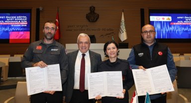 Bursa Nilüfer'de afetlere karşı güç birliği