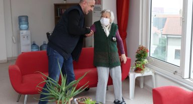 Bursa Nilüfer'de huzurevinde afet tatbikatı