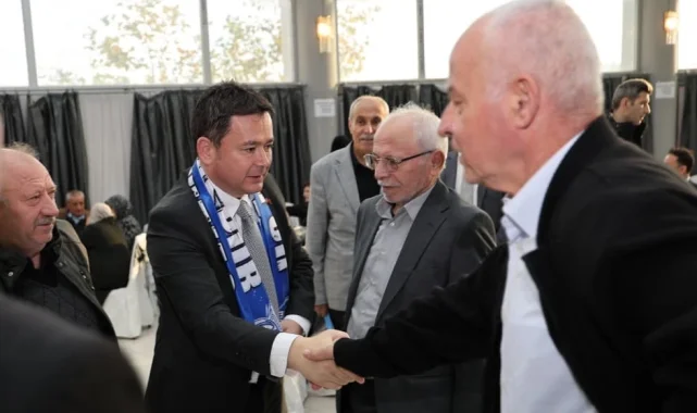 Bursa Ovaakça'da Başkan Aydın'a hizmet teşekkürü