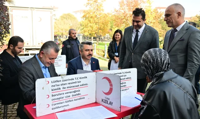 Bursa Yıldırım'dan Kızılay'a tam destek