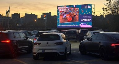 CSO Ada Ankara'da arabalı sinema keyfi