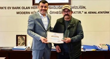Denizli'de Başkan Çavuşoğlu'ndan kahraman sürücüye teşekkür