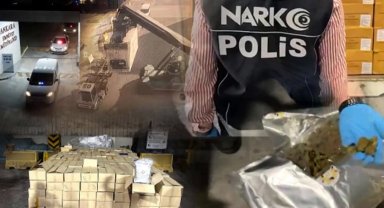 Derince Limanı'nda 1,5 tonluk skunk operasyonu: 5 gözaltı!