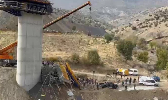 Diyarbakır Kulp'ta köprü inşaatında iş kazası: 4 işçi ölü, 1 ağır yaralı