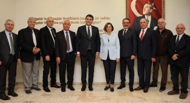 DP Genel Başkanı Uysal'dan Başkan Ünlüce'ye ziyaret