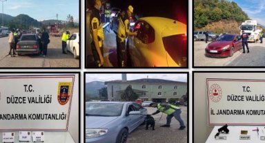 Düzce Jandarması'ndan şok uygulama... 29 aranan kişi yakalandı!