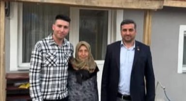 Edirne Uzunköprü'de dayanışma örneği! Besmiye teyze yeni evine kavuştu