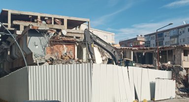 Edirne'de Ali Paşa Çarşısı'nda yıkım çalışmaları başladı