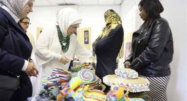 Emine Erdoğan'dan Johannesburg'ta Ulusal Miras Sergisi'ne ziyaret