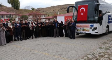 Erzurum'dan 36 şehit yakını aile Çanakkale'ye uğurlandı