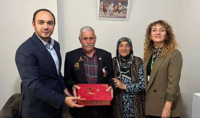 Gebze'de Kıbrıs Gazilerine minnet ziyareti