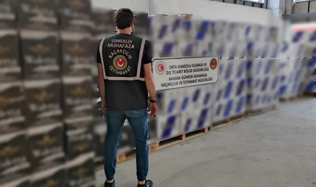 Gümrük ekipleri 51 milyon makaron ele geçirdi!