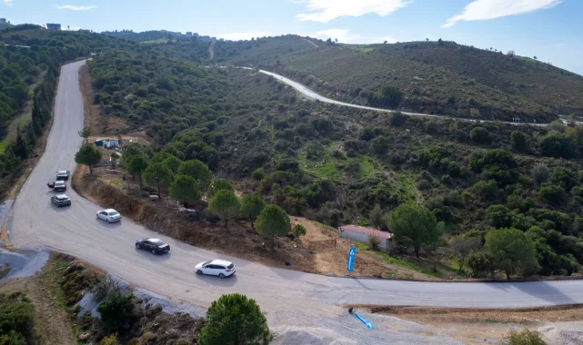 İzmir Güzelbahçe Payamlı yolu açıldı