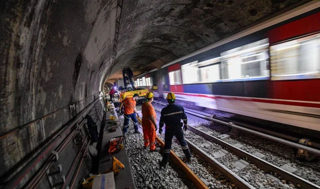 İzmir Metrosu'nda bakım zamanı