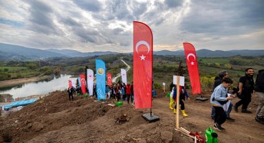 Karamürsel'de yanan bölge 3 bin fidanla yeşerecek