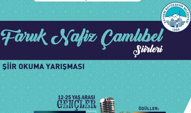 Kayseri Büyükşehir'den büyük şair anısına yarışma