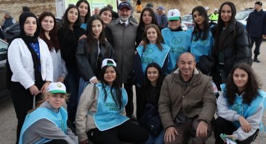 Kayseri Kocasinan'da mavi ile yeşil buluşuyor