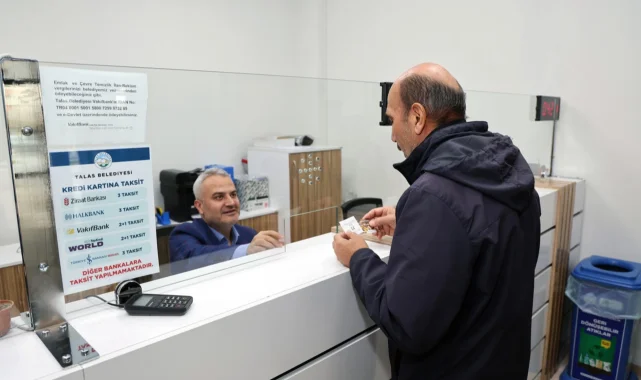 Kayseri Talas'ta hafta sonu vezneler açık