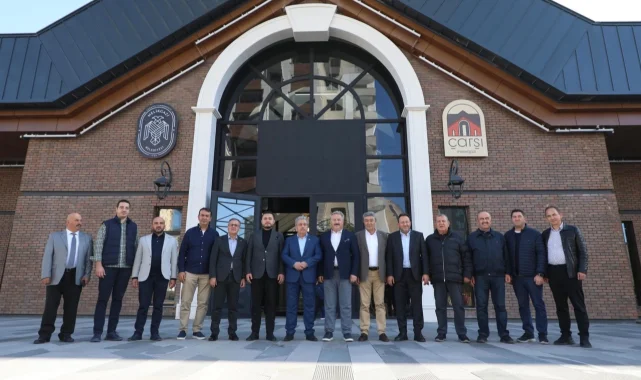 Kayseri'de Çarşı Melikgazi'ye protokol ziyareti