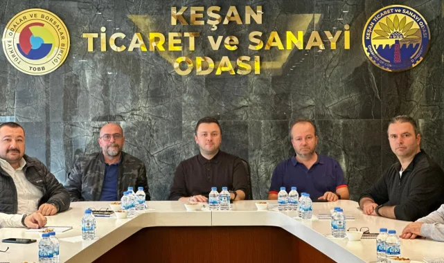 Keşanspor Keşan TSO'yu ziyaret etti
