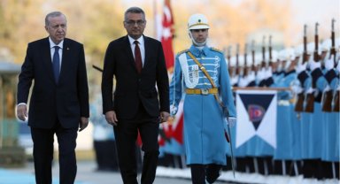 KKTC Cumhurbaşkanı Erhürman Külliye'de