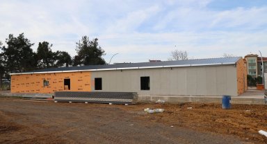 Kocaeli Gebze'de geçici kaymakamlık binasında çalışmalar sürüyor