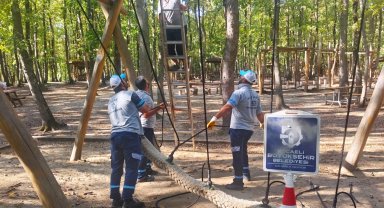 Kocaeli Ormanya'da oyun gruplarına periyodik bakım