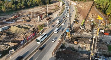 Kocaeli'de o kavşak için 6 noktada birden çalışmalar sürüyor