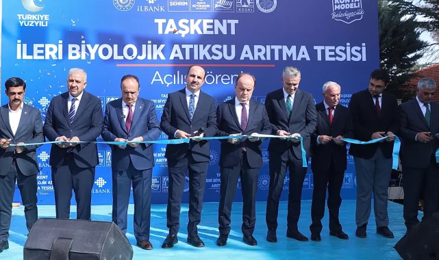Konya Taşkent'e ileri biyolojik arıtma tesisi kazandırıldı
