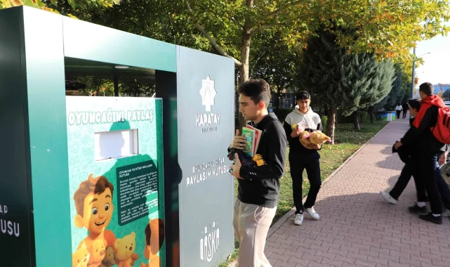 Konya'da "Oyuncak ve Kitap Paylaşım Kumbarası" projesi başladı