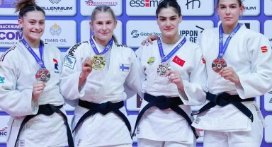 Konyalı judocu Sinem Oruç'a Moldova'dan bronz madalya