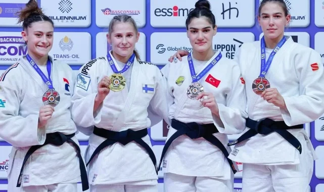 Konyalı judocu Sinem Oruç'a Moldova'dan bronz madalya