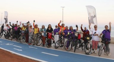 Mersin'de kadınlara pedal gücü