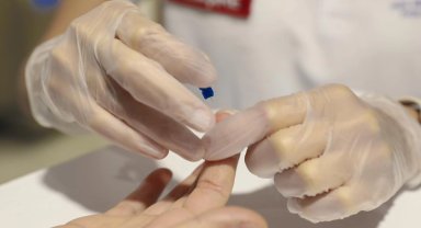 Mersin'de personeli şeker ölçümü yapıldı