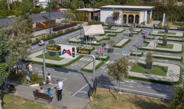 Mersin'de 'Trafik Park' çocuk neşesiyle doldu