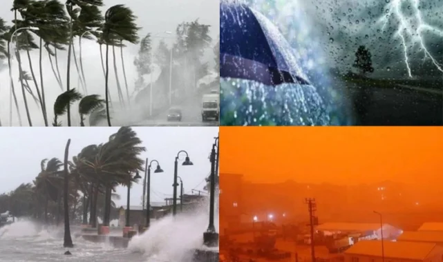 Meteoroloji'den kuvvetli yağış, kar ve toz taşınımı uyarısı