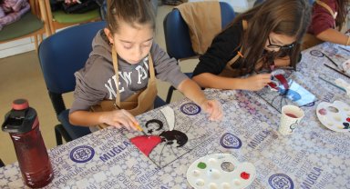 Muğla atölyelerinde Atatürk temalı sanat çalışmaları