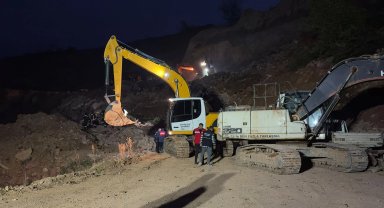 Ordu Fatsa'da taş ocağında göçük!