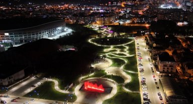 Ordu'da Durugöl, gece görünümüyle hayran bırakıyor