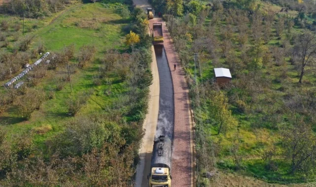 Ordu'da yol çalışmalarını aralıksız devam ediyor
