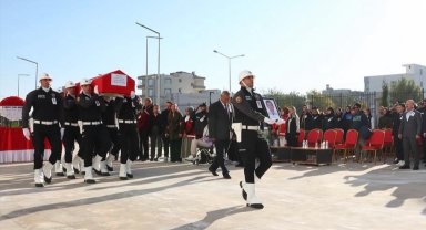 Polis memuru Askar için Adıyaman'da hüzünlü tören