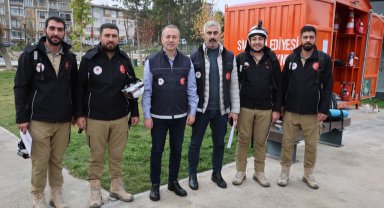 Sivas'ta 'Afet Konteyneri' uygulaması başlatıldı